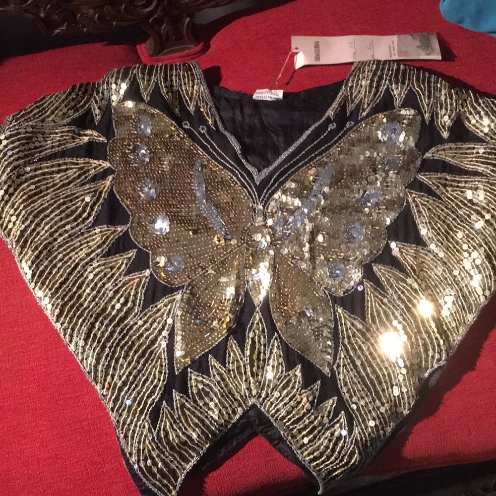 Shagubha vintage silk top